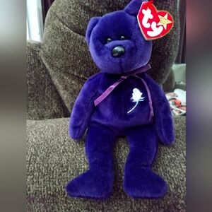 Princess Ty Beanie Baby 1997, purple